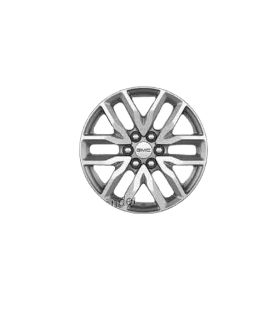 2023 GMC Acadia Wheel 20x8, 6 spoke, individual spokes, opt SH9